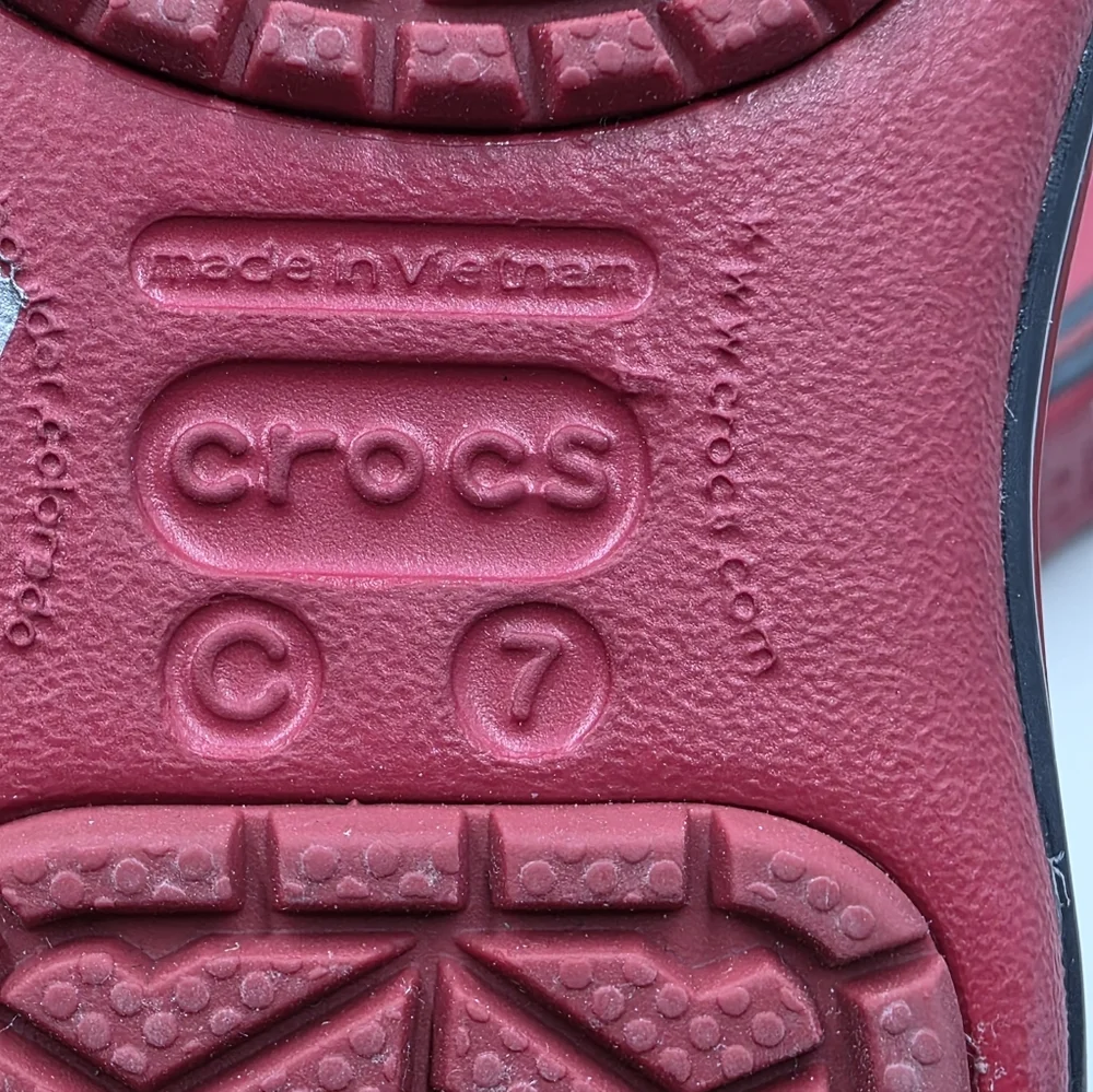Crocs toddler Crocband Lodgepoint boots size 7